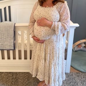Pink Blush Maternity Dress medium